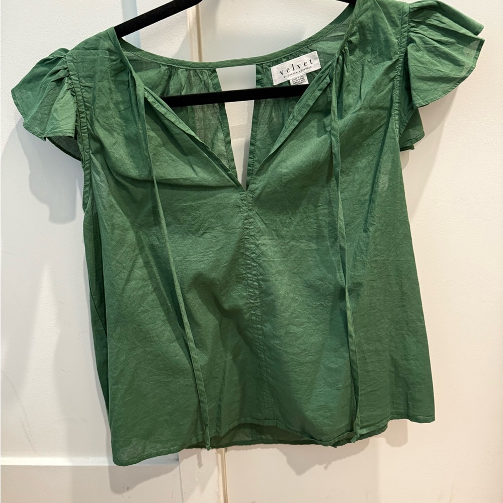 Velvet Women's Emerald Blouse